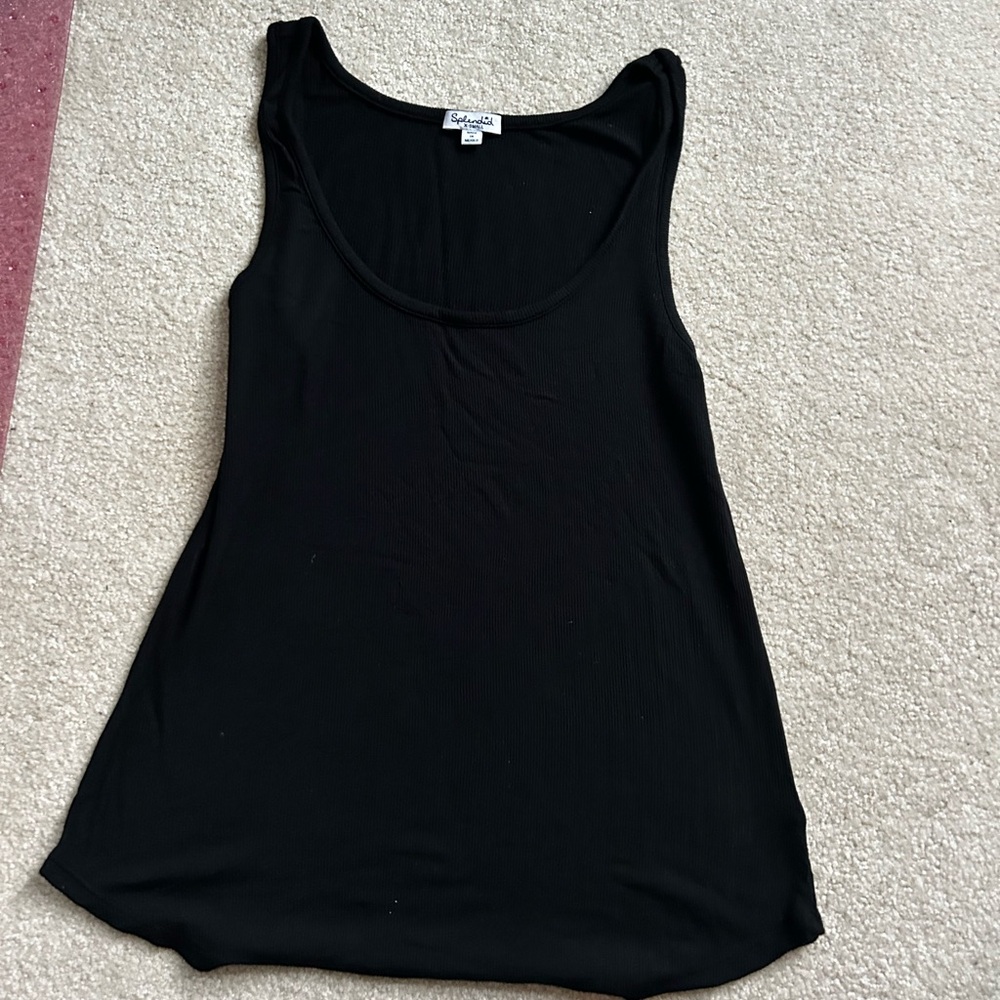NWT Splendid XS Ribbed Black Tank Top